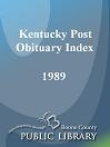 Kentucky Post Obituary Index, 1989
